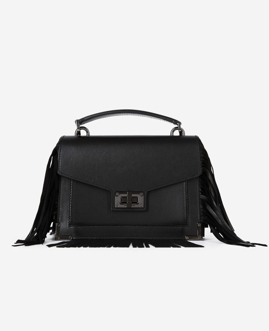 small emily bag in black leather