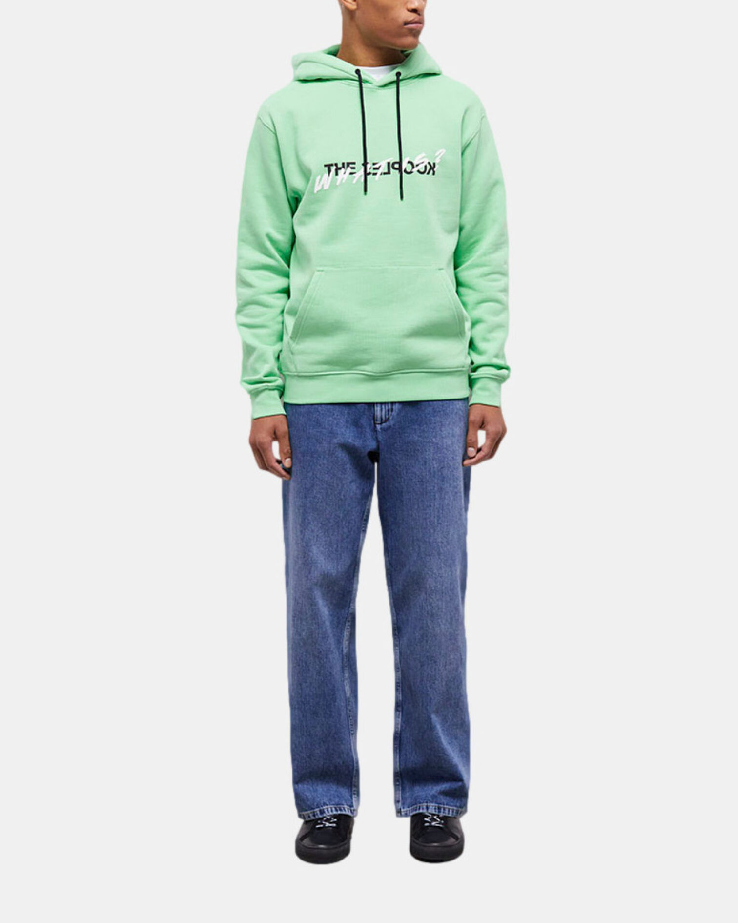 Grünes Kapuzensweatshirt mit Schriftzug, APPLE, hi-res image number null
