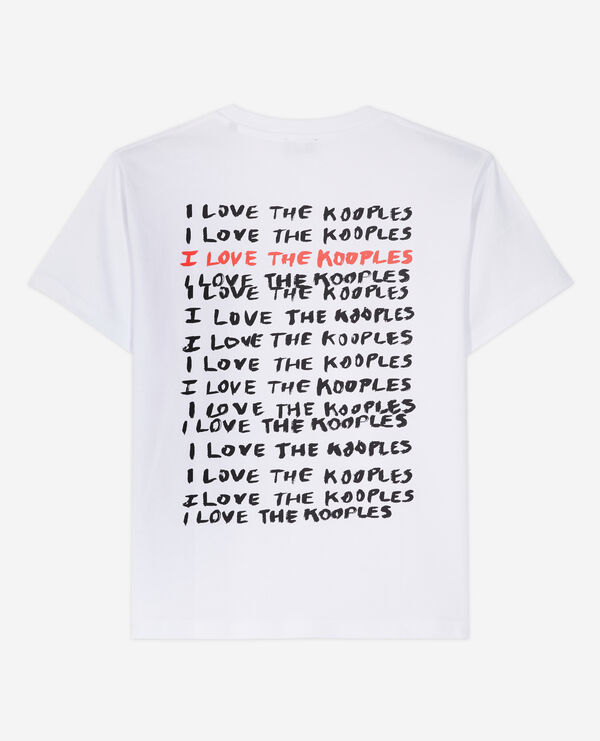 I Love Kooples white T-shirt