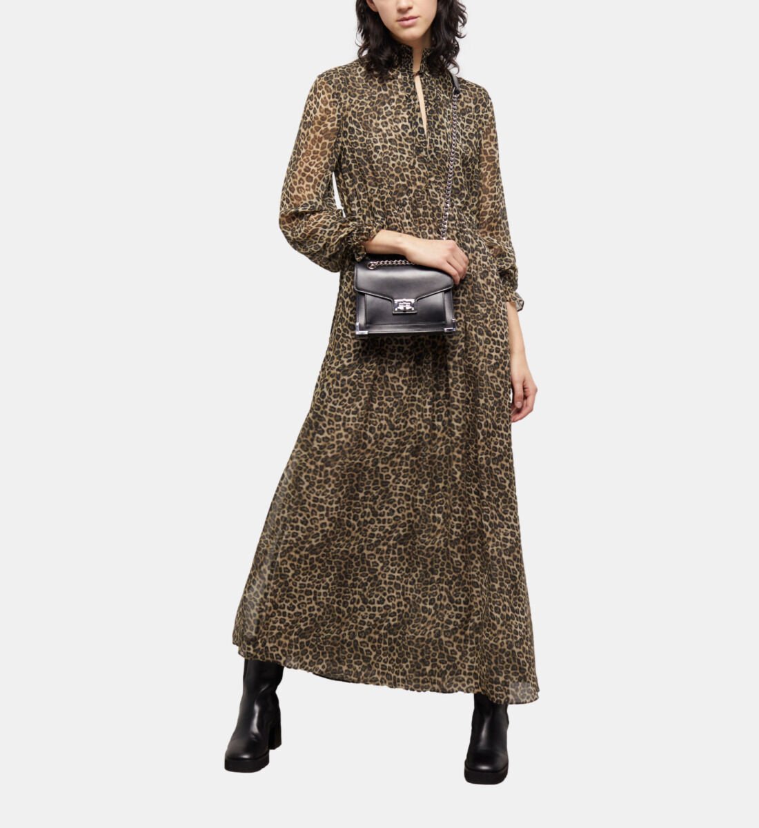 The kooples animal outlet print dress