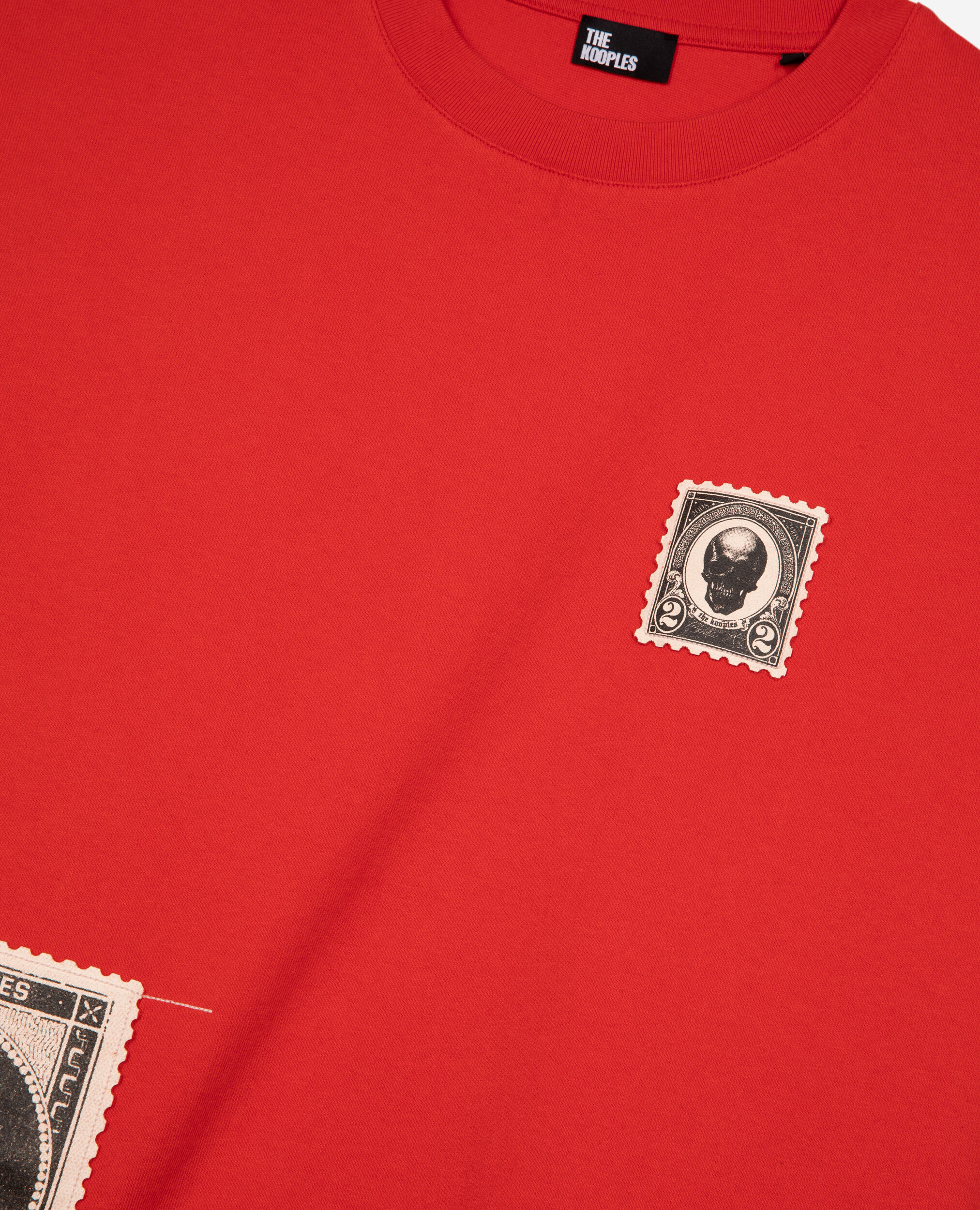 Camiseta parches roja, RED, hi-res image number null
