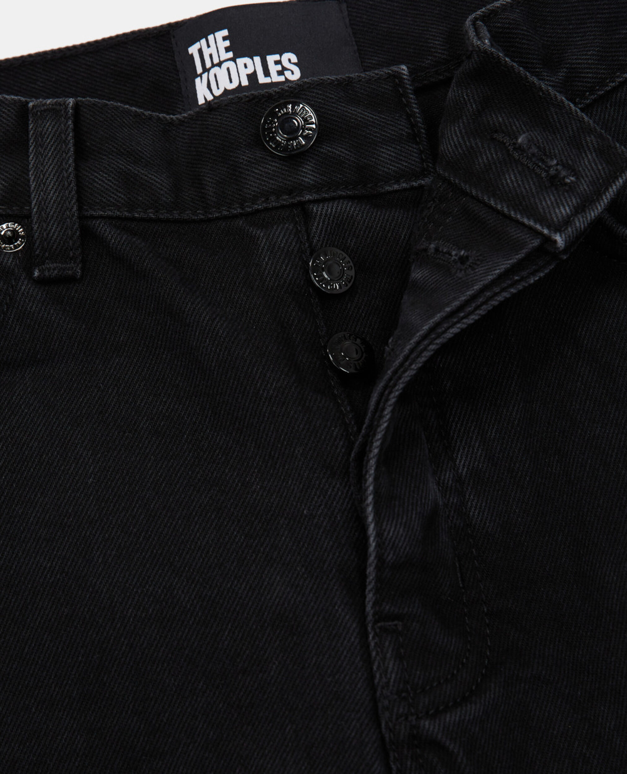 Jean droit noir, BLACK WASHED, hi-res image number null