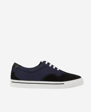 The Kooples HOMME NAVY sneakers bleu marine en toile
