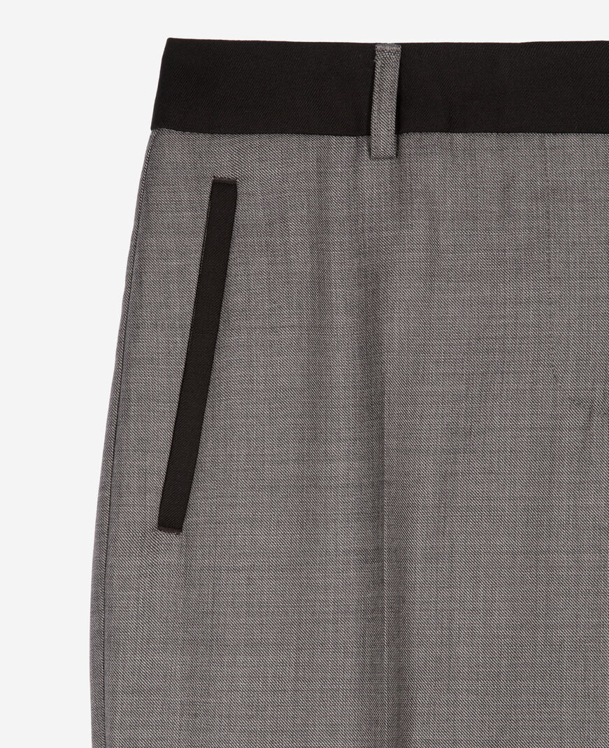 The Kooples FEMME DARK GREY pantalon tailleur ajusté gris