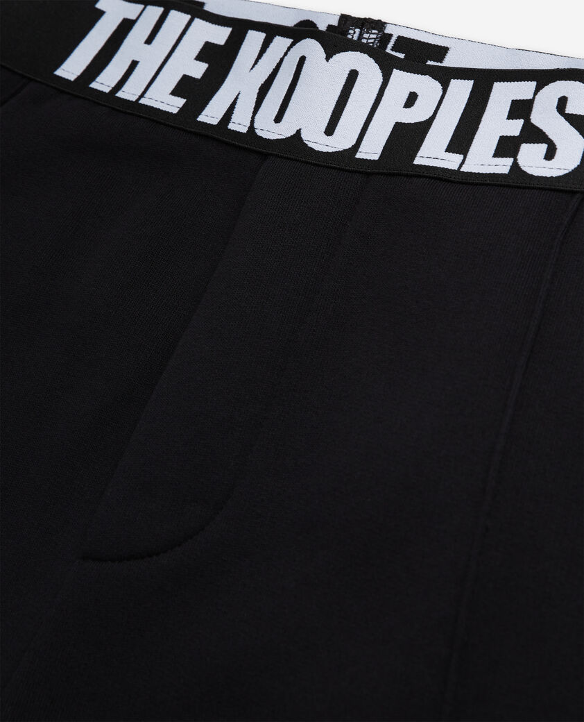 The Kooples MEN BLACK the kooples black logo pants
