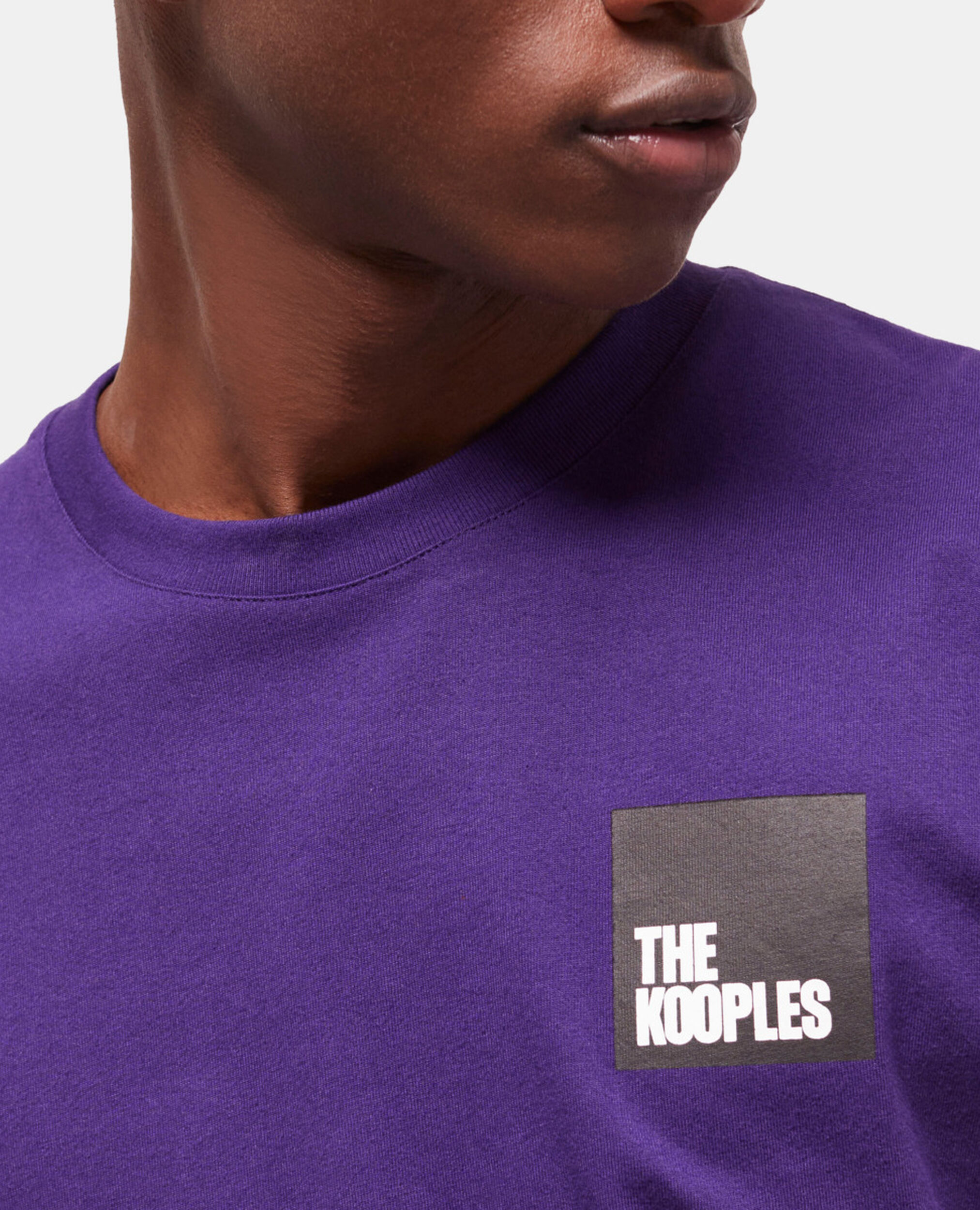 Camiseta logotipo violeta para hombre, PURPLE, hi-res image number null