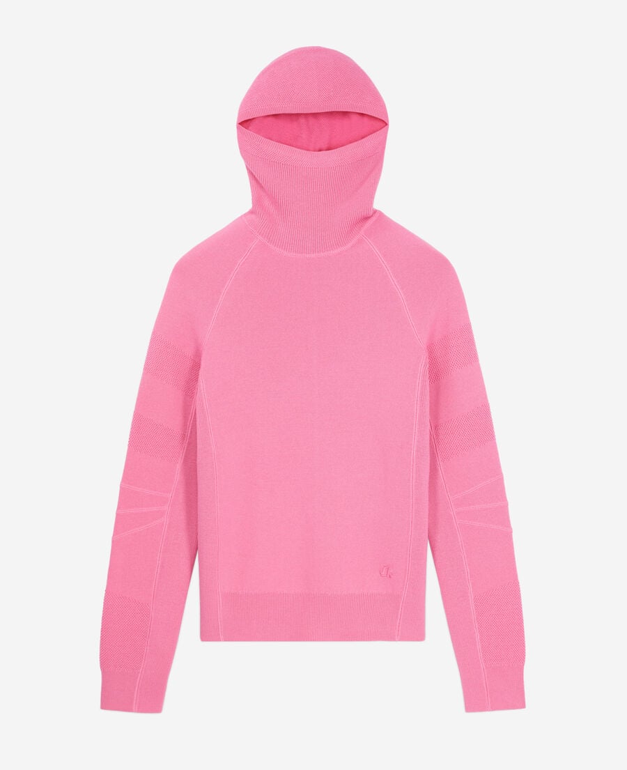 The Kooples DAMEN OLD PINK rosa pullover mit kapuze