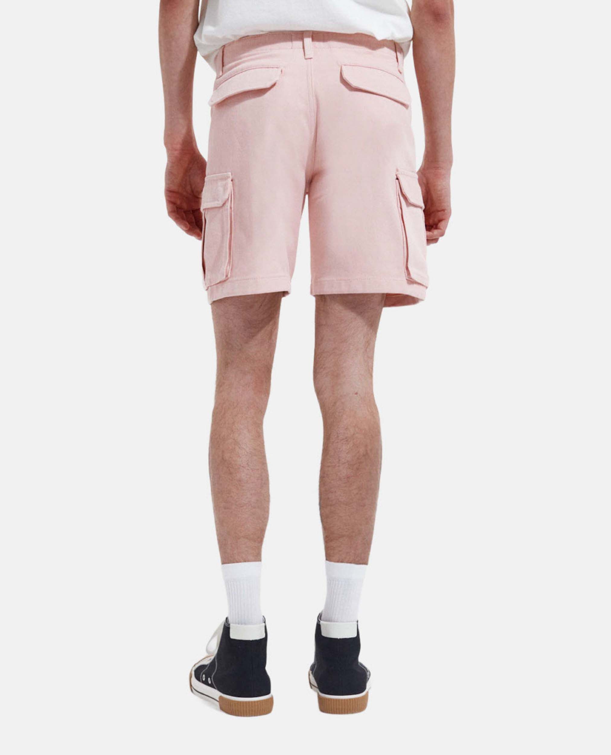 Pink organic cotton shorts with cargo pockets The Kooples
