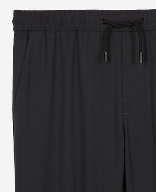 The Kooples H DARK GREY grey checked trousers