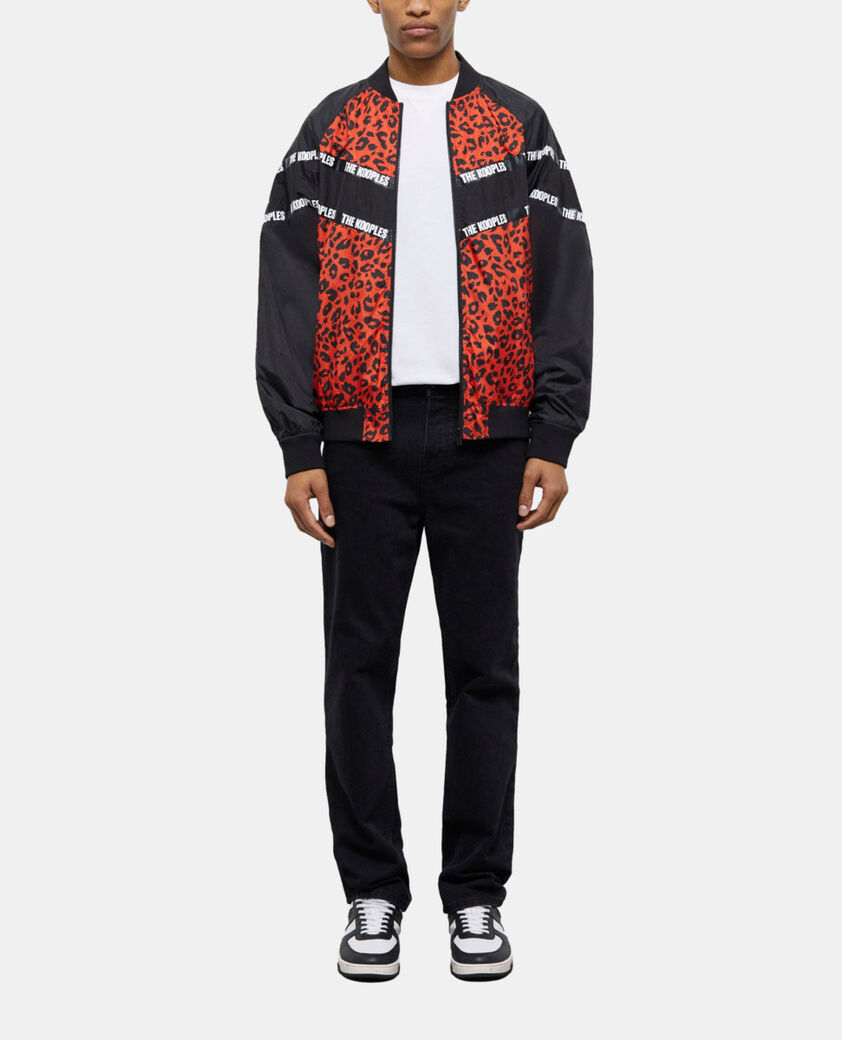 The Kooples HERREN null zweifarbige jacke mit logo-streifen