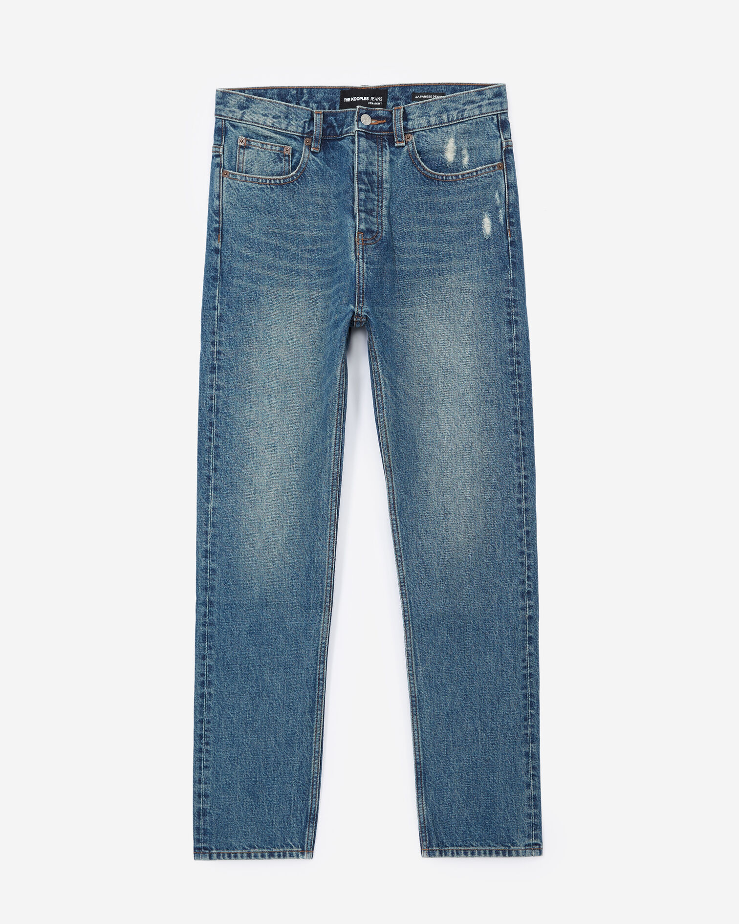 Jeans dunkelblau Destroyed-Details, BLUE VINTAGE, hi-res image number null