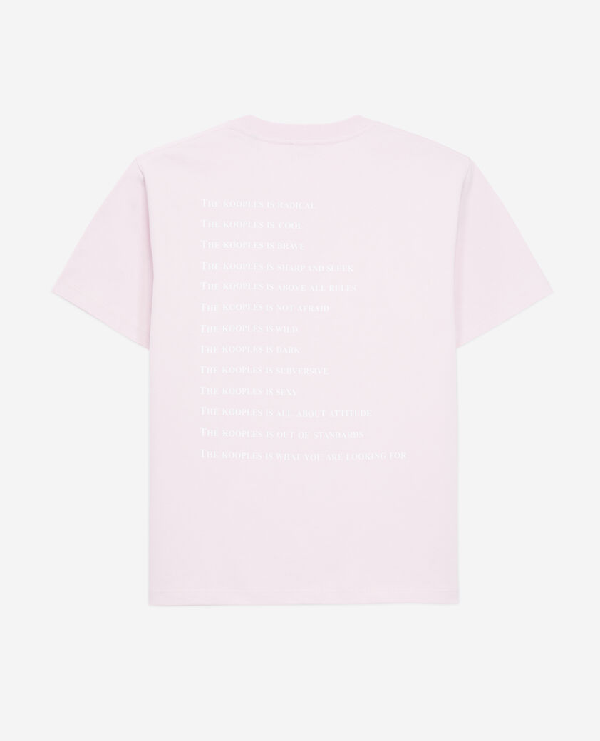 The Kooples WOMEN PALE PINK women's pink what is t-shirt