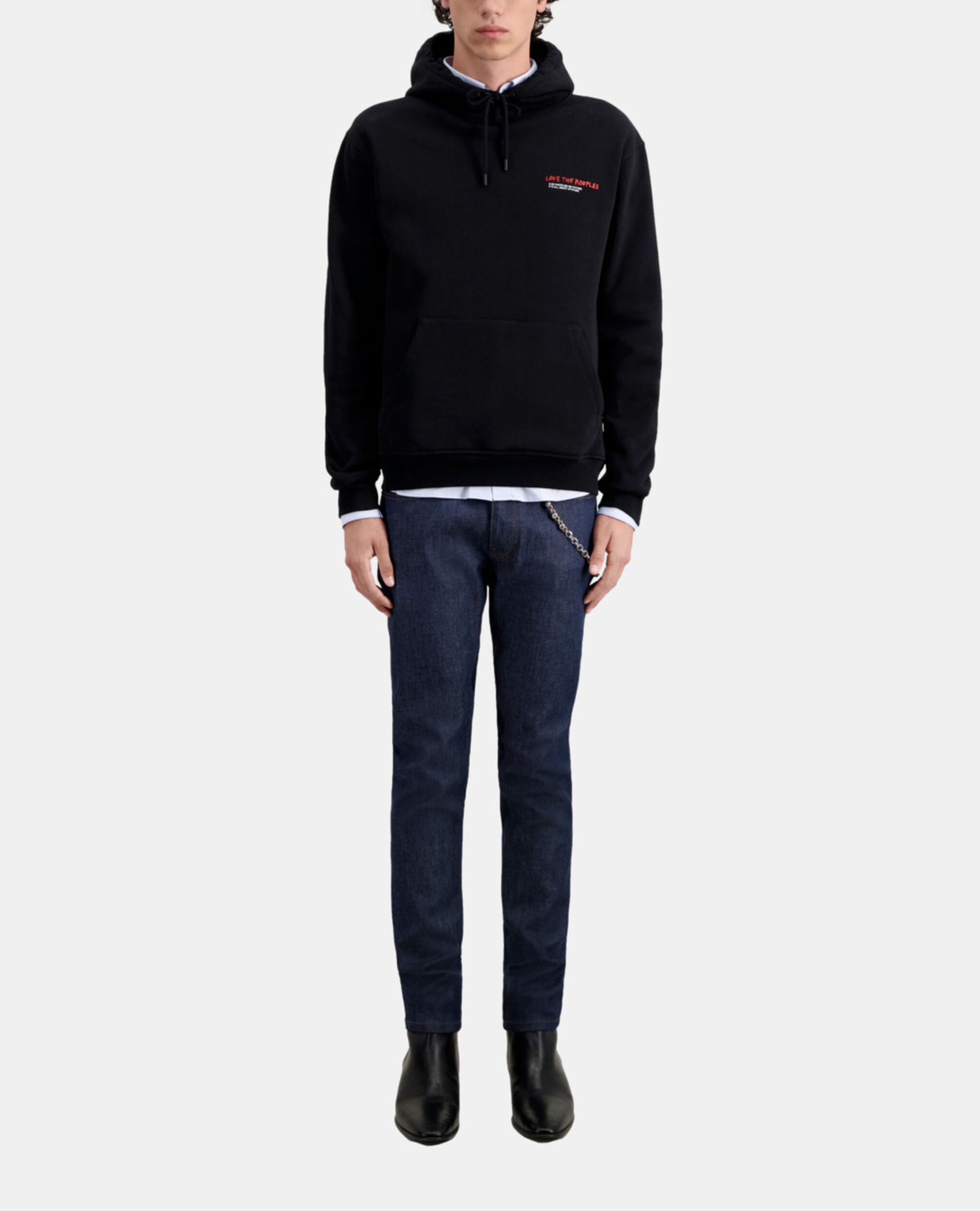 Sweatshirt I Love Kooples noir, BLACK, hi-res image number null