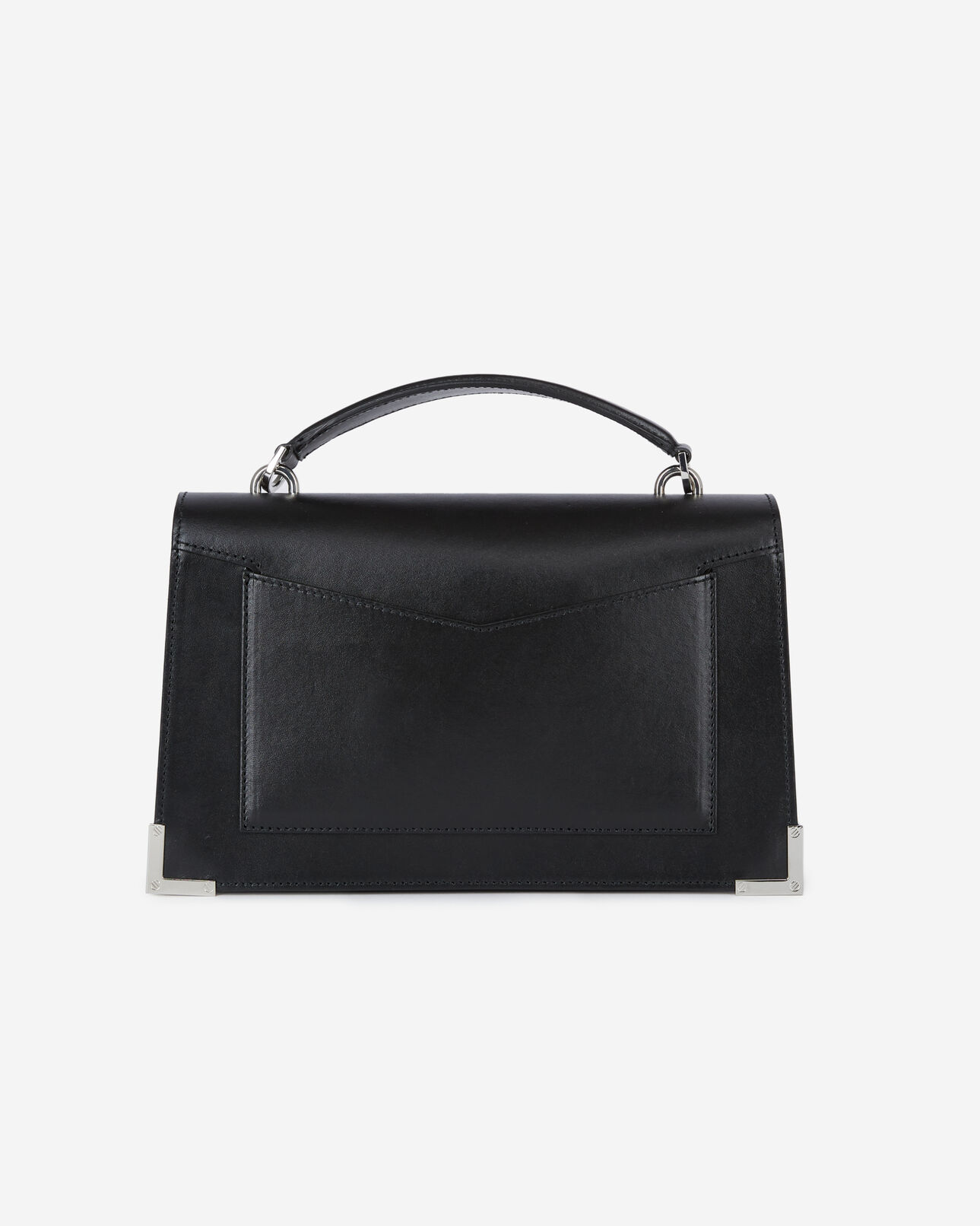 The Kooples DAMEN BLACK STONE schwarze mittelgroße handtasche emily