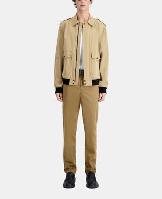 The Kooples HOMME BEIGE blouson beige en coton