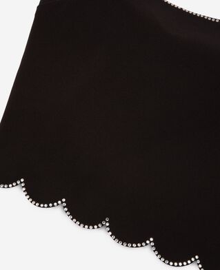 The Kooples WOMEN BLACK black rhinestone top