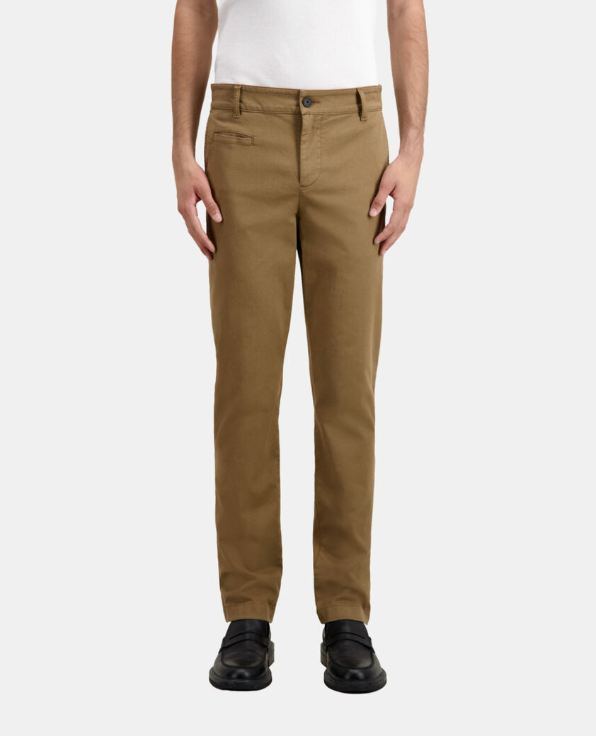 The Kooples HERREN CAMEL beige chinohose