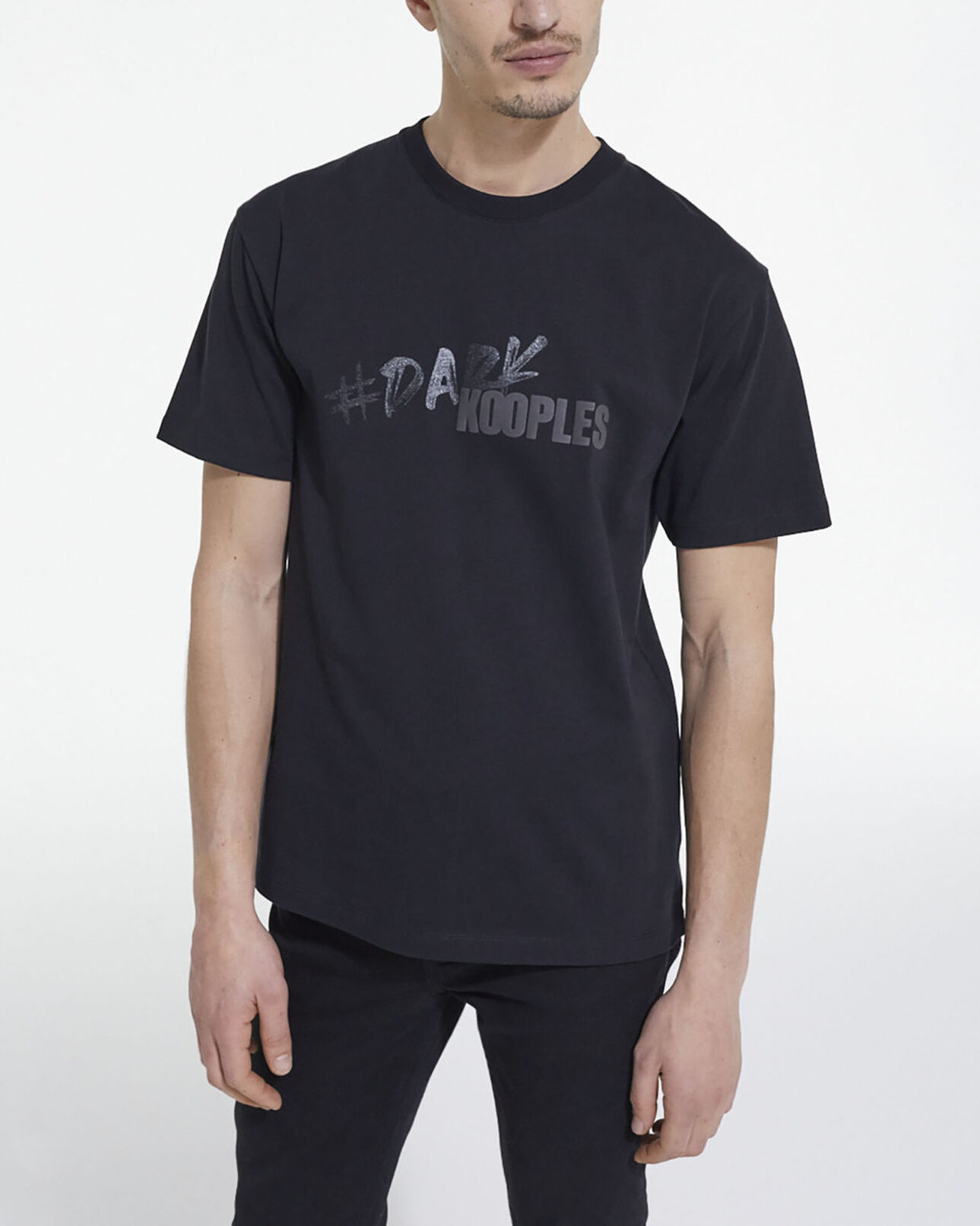 The Kooples MEN BLACK the kooples logo t-shirt