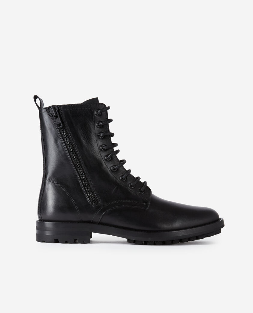 The Kooples MEN BLACK black leather boots