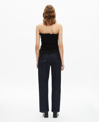 The Kooples FEMME BLACK top bustier smoké noir