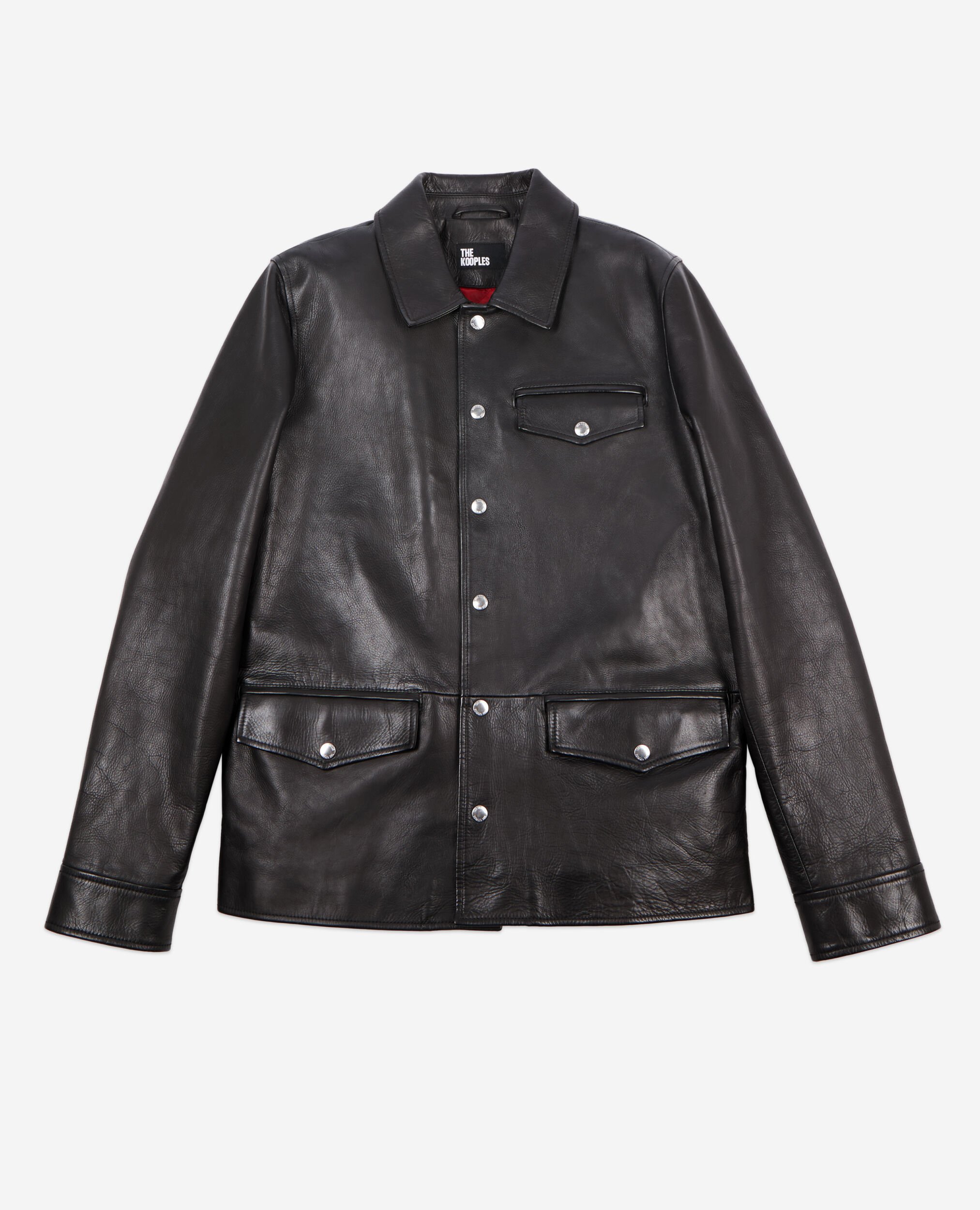 Schwarze Lederjacke, BLACK, hi-res image number null