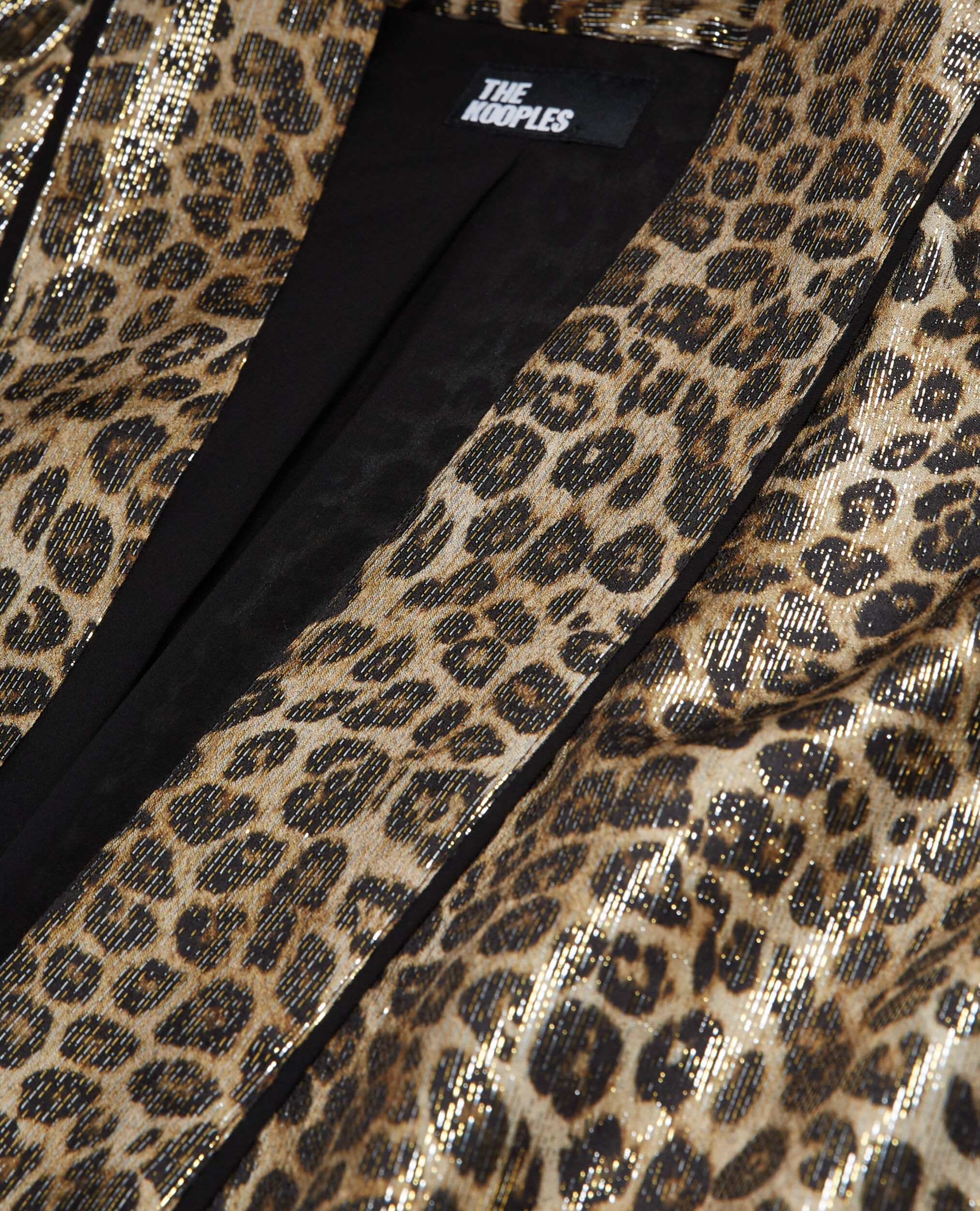 Leopard-print kimono, LEOPARD, hi-res image number null