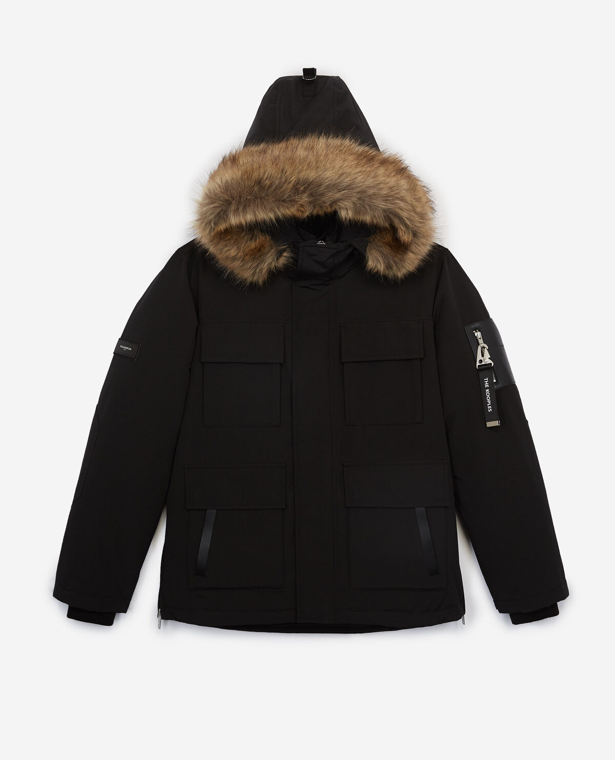 Kooples parka new arrivals with fur collar