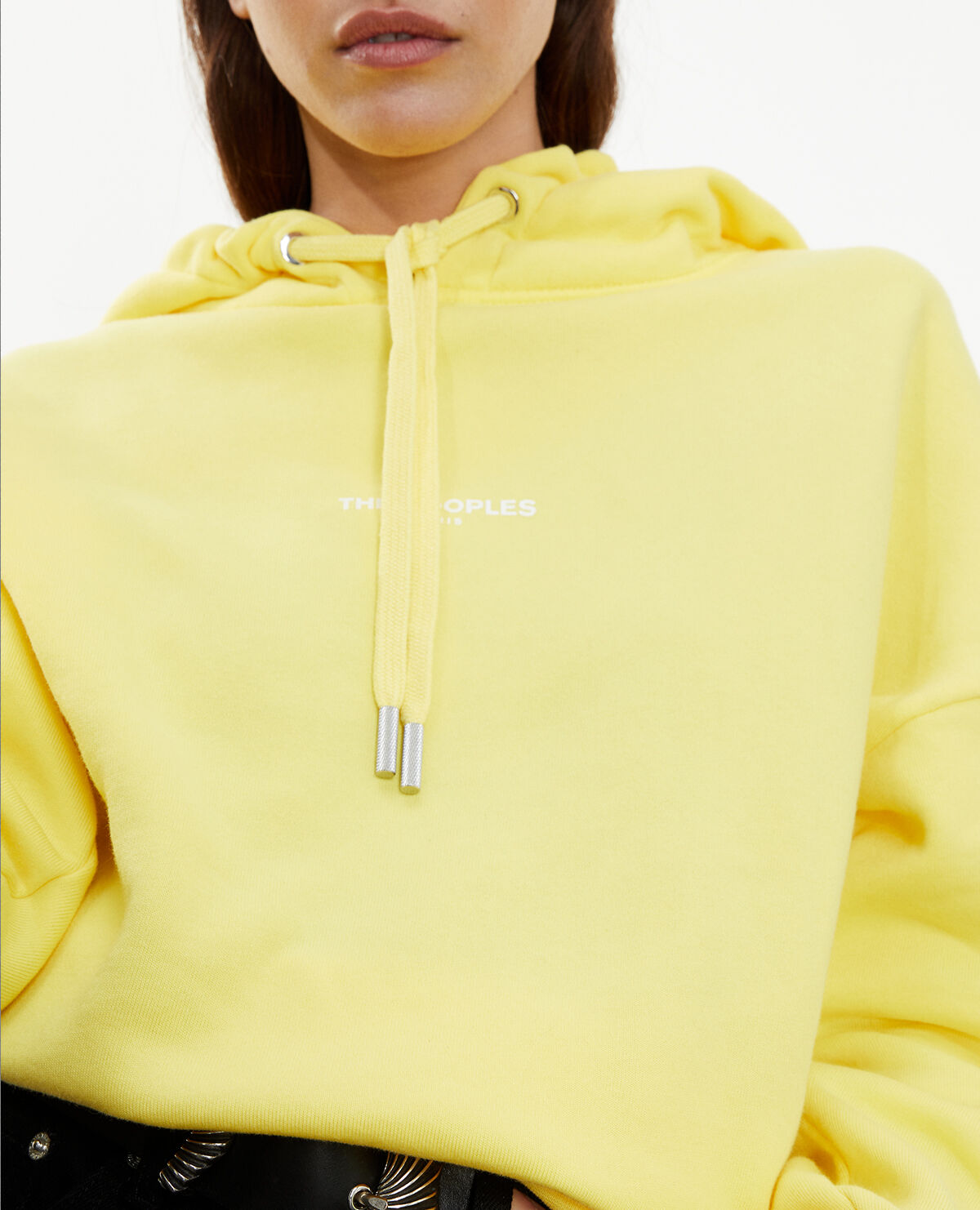 Off white store yellow hoodie