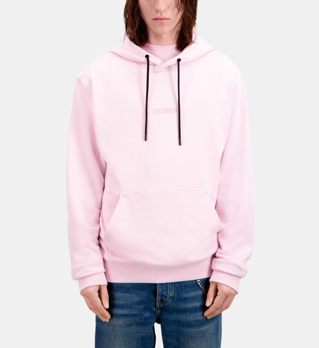 Mens pale pink best sale hoodie