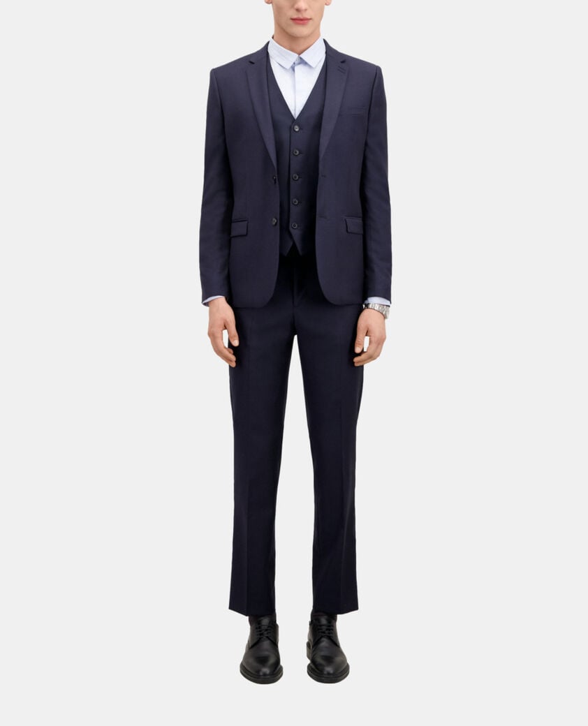 The Kooples H NAVY navy blue wool suit jacket