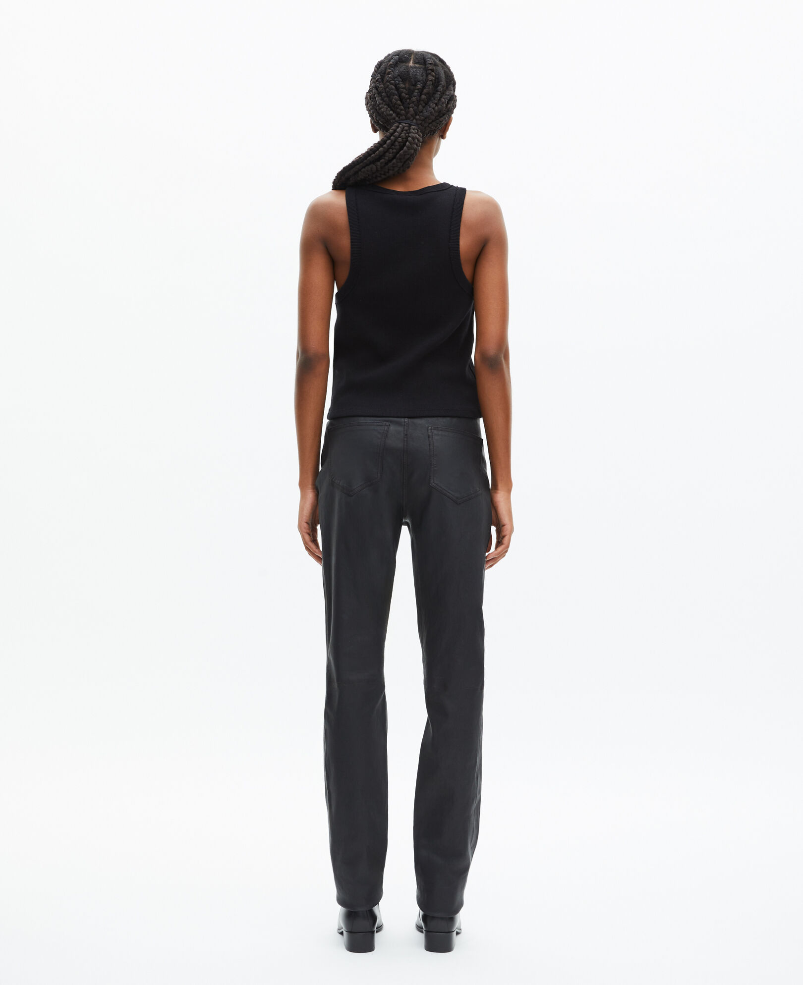 The Kooples FEMME BLACK débardeur avec blason noir