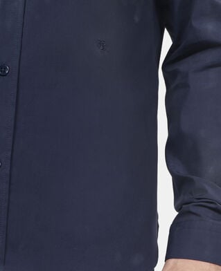 The Kooples MEN NAVY navy blue poplin shirt