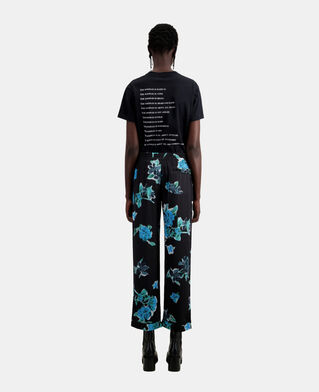The Kooples F BLACK BLUE printed trouser