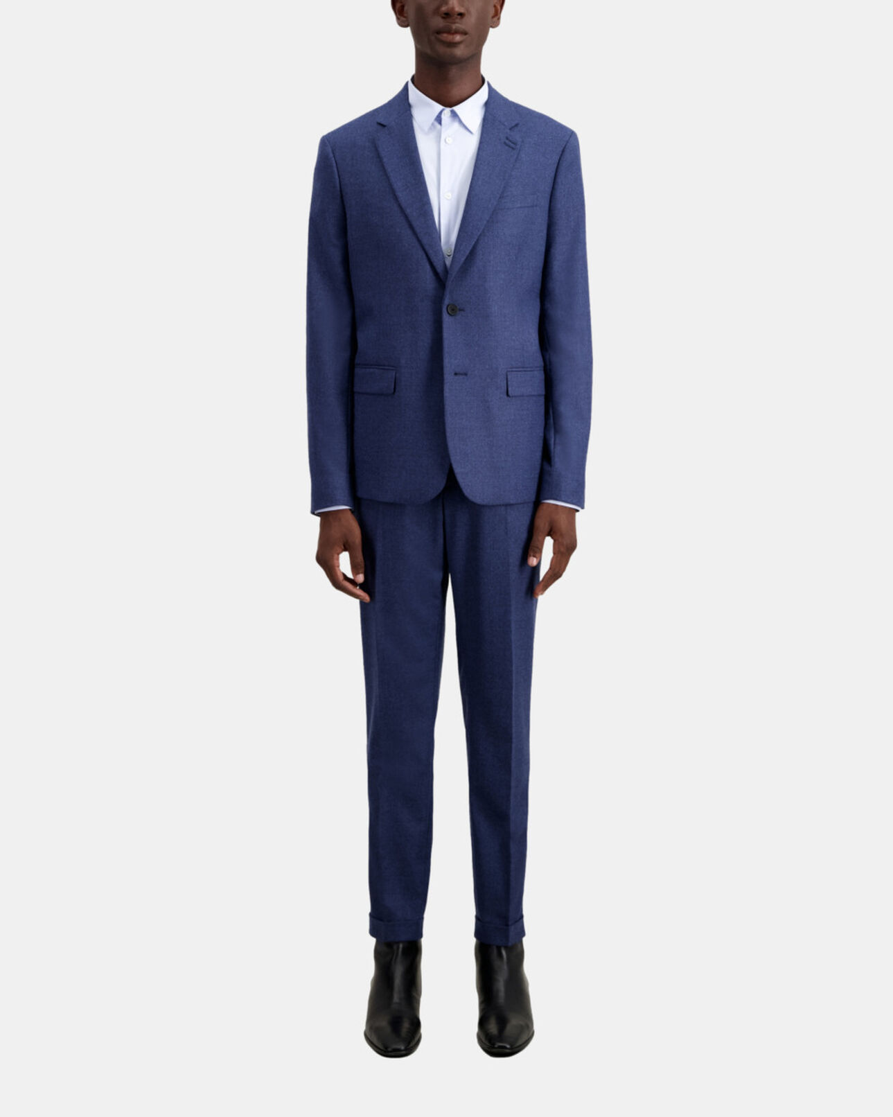 The Kooples HOMME BLUE veste bleue en flanelle