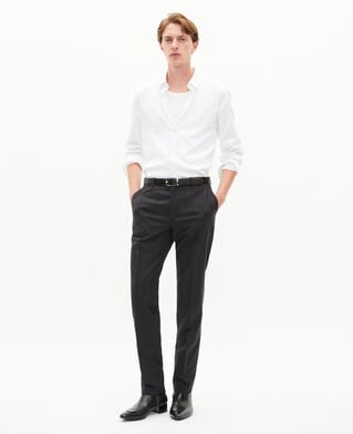 The Kooples MEN WHITE formal white poplin shirt