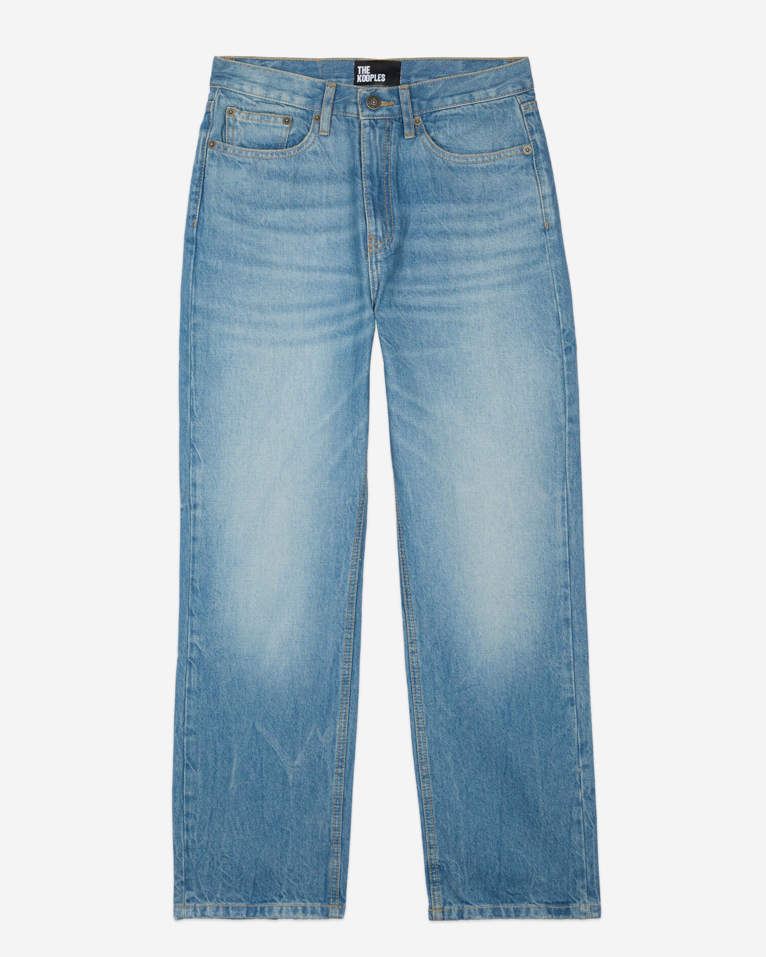 Jean boyfriend bleu, MEDIUM BLUE, hi-res image number null