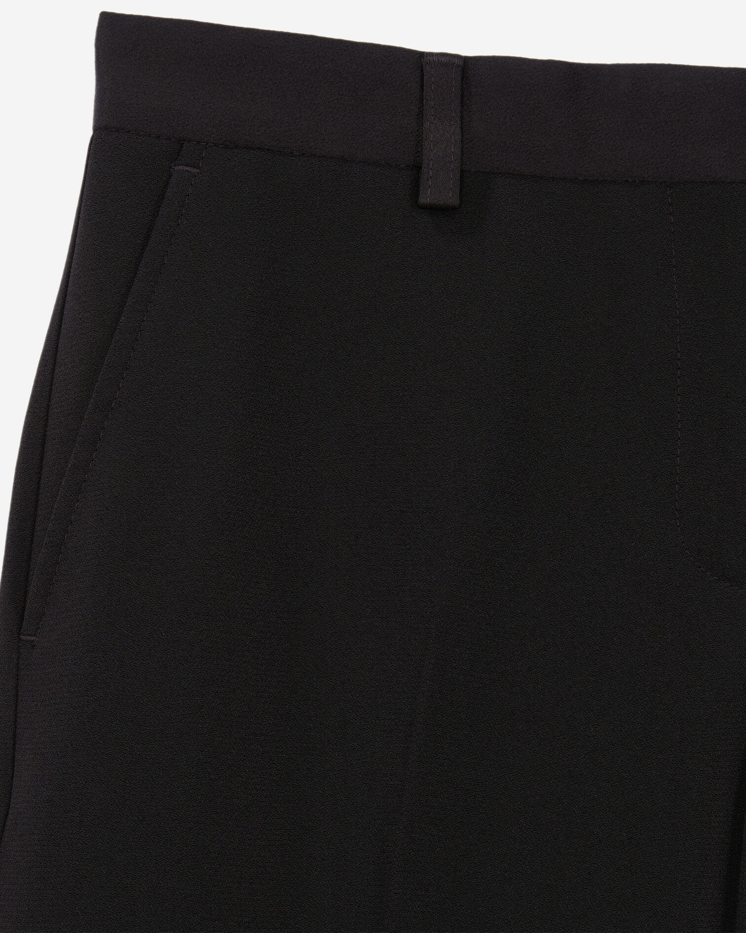 Schwarze Anzughose aus Krepp, BLACK, hi-res image number null