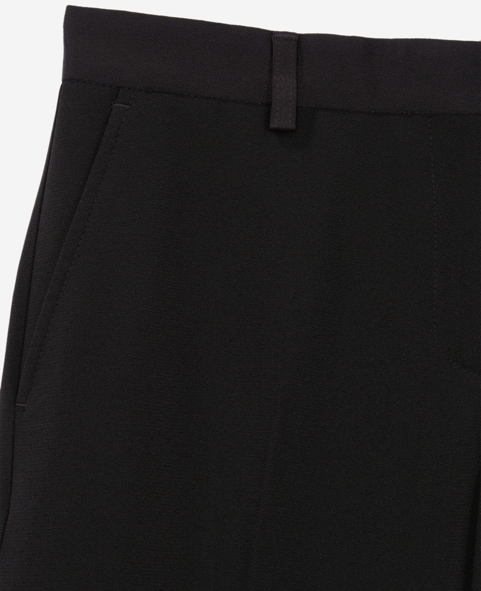 The Kooples DAMEN BLACK schwarze anzughose aus krepp