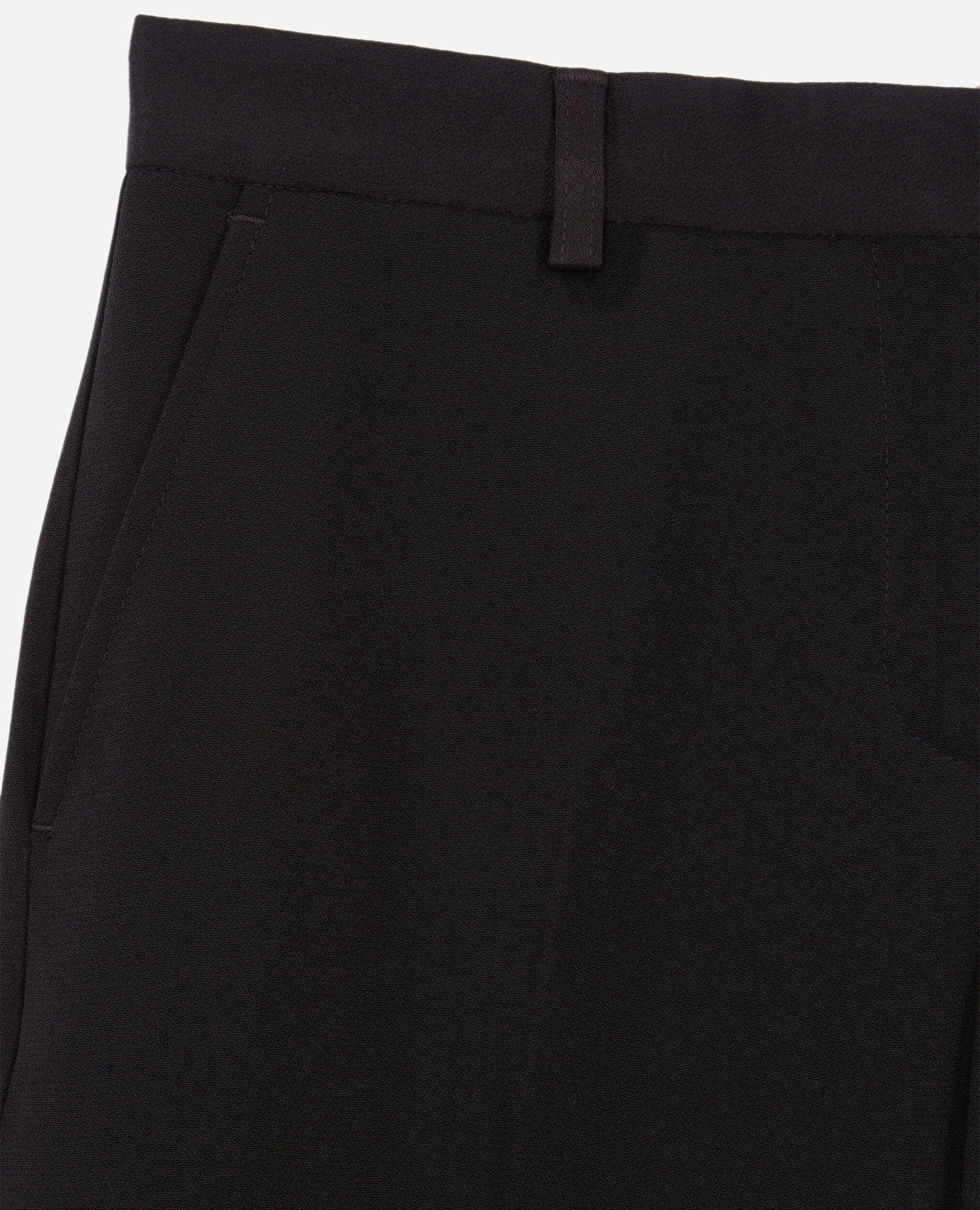 Schwarze Anzughose aus Krepp, BLACK, hi-res image number null