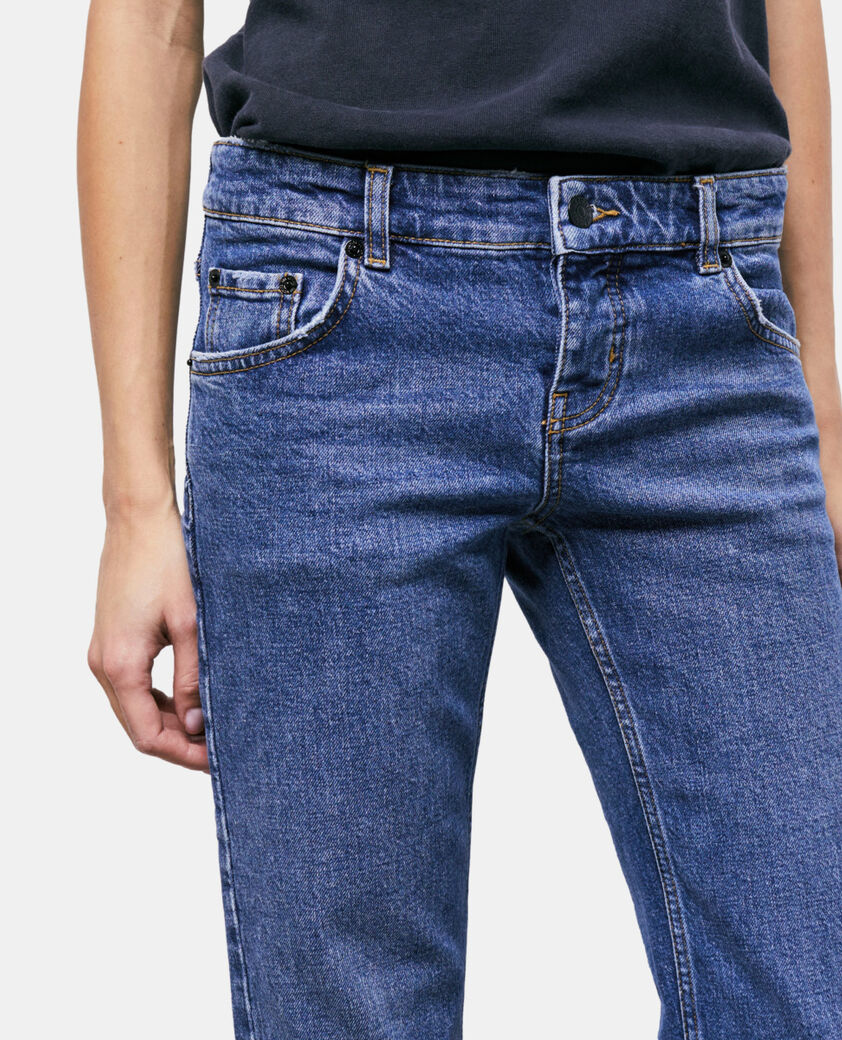 The Kooples WOMEN BLUE DENIM blue bootcut jeans