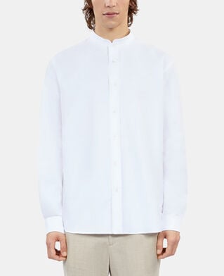 The Kooples HOMME WHITE chemise oxford blanche