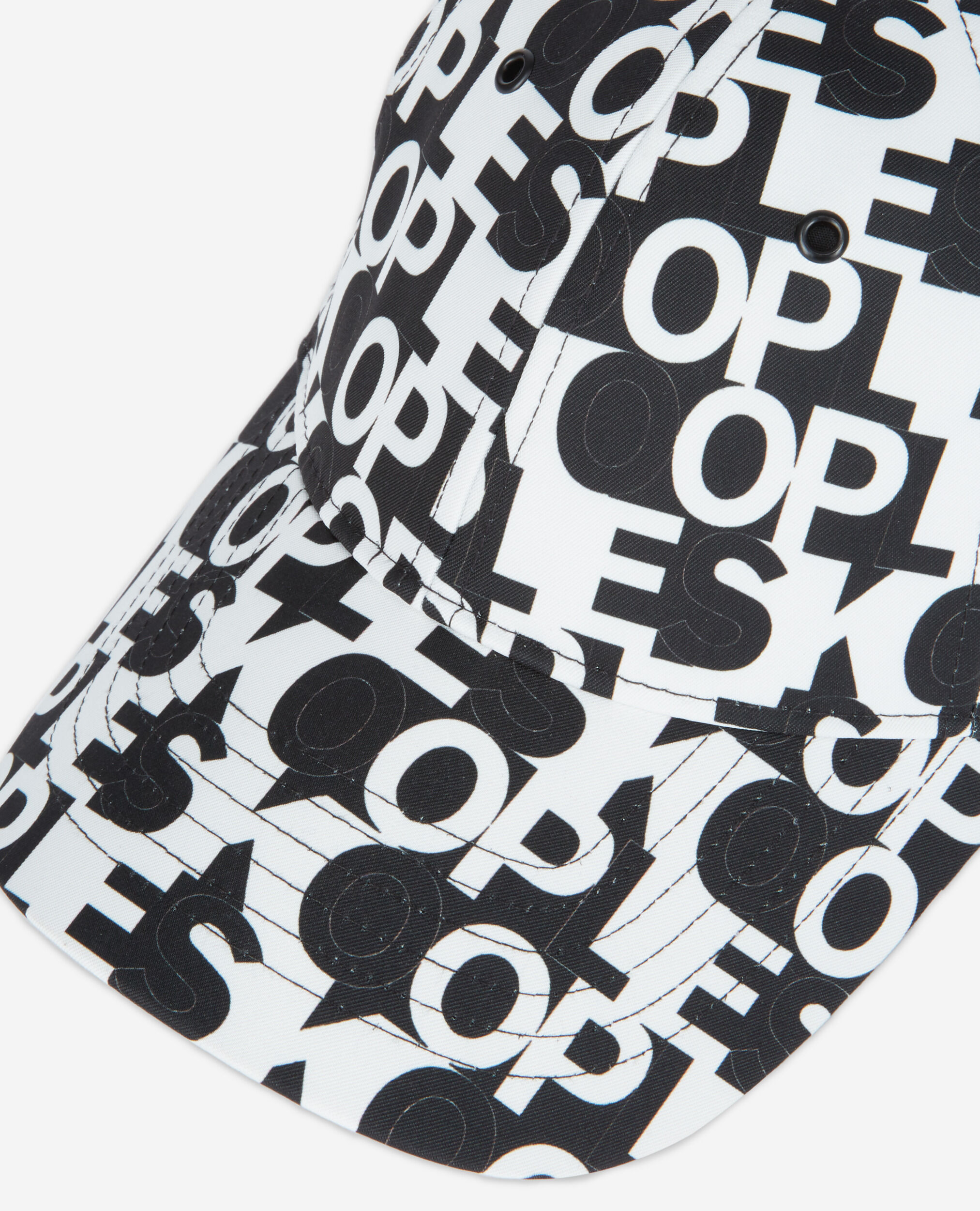 Schirmmütze mit The Kooples Logoprint, BLACK / WHITE, hi-res image number null