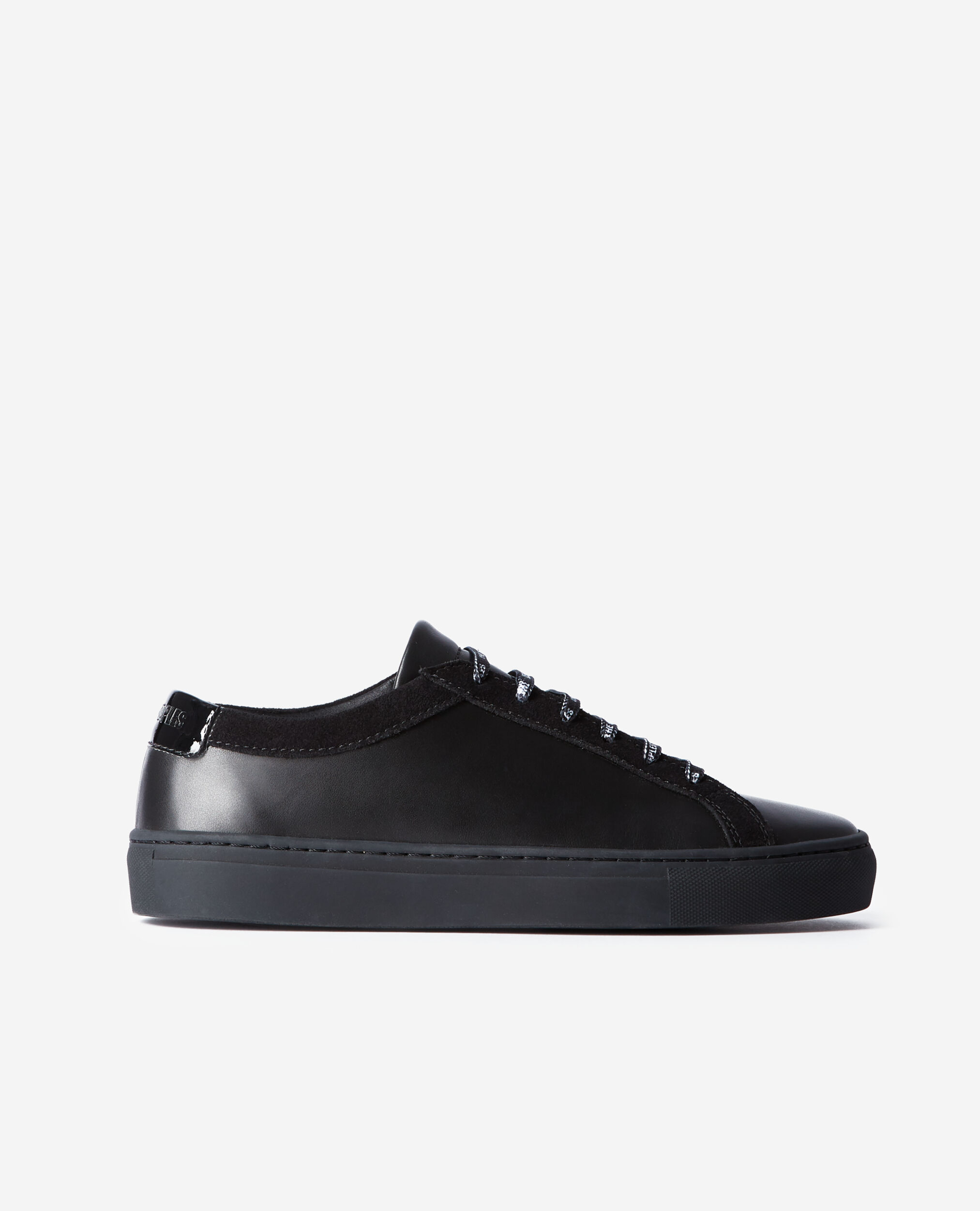 Black sneakers, BLACK, hi-res image number null