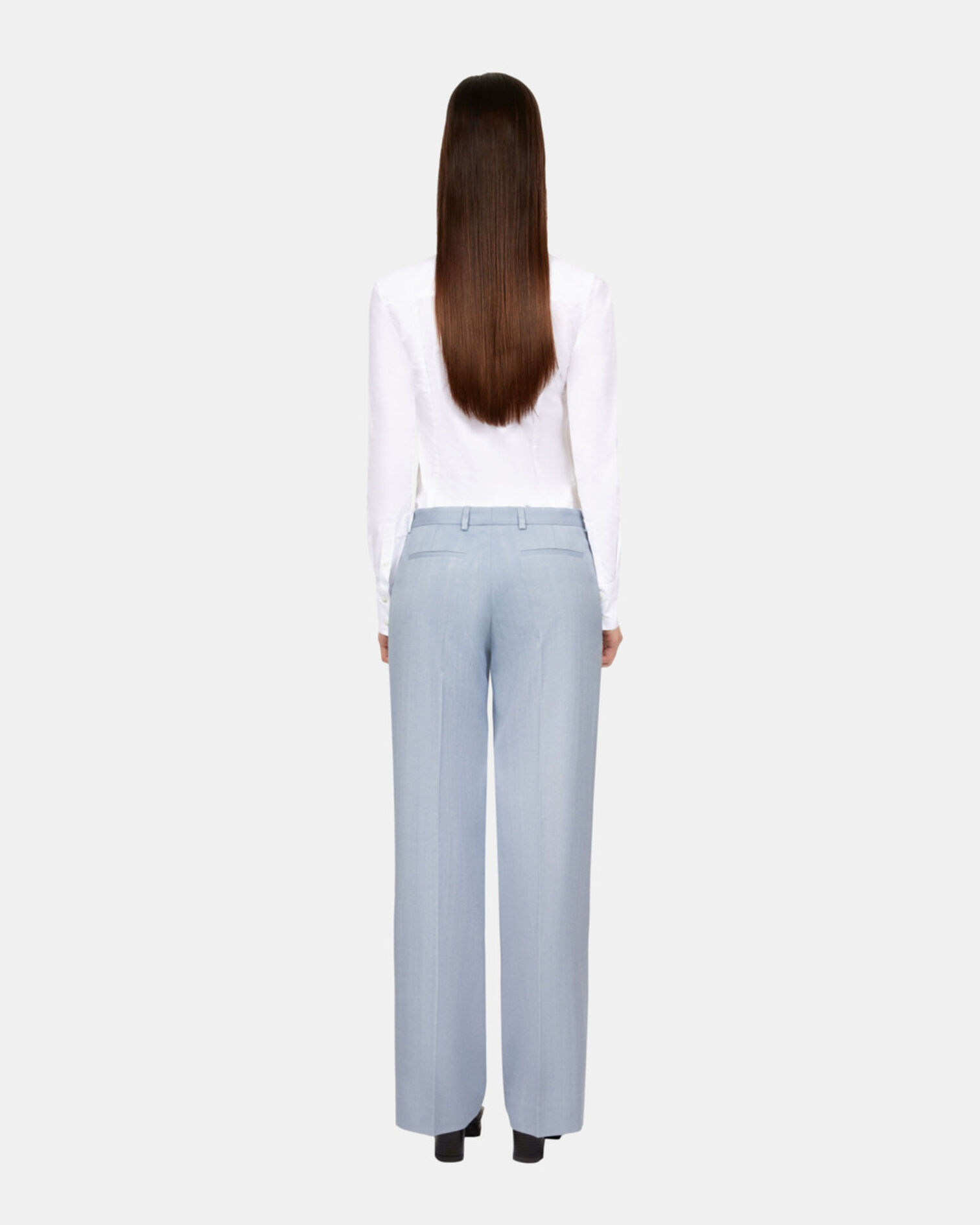 Pantalon tailleur lilas, BLUE, hi-res image number null