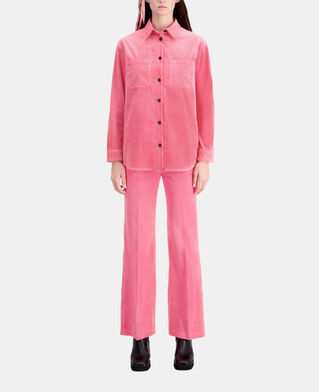 The Kooples F OLD PINK pink corduroy overshirt