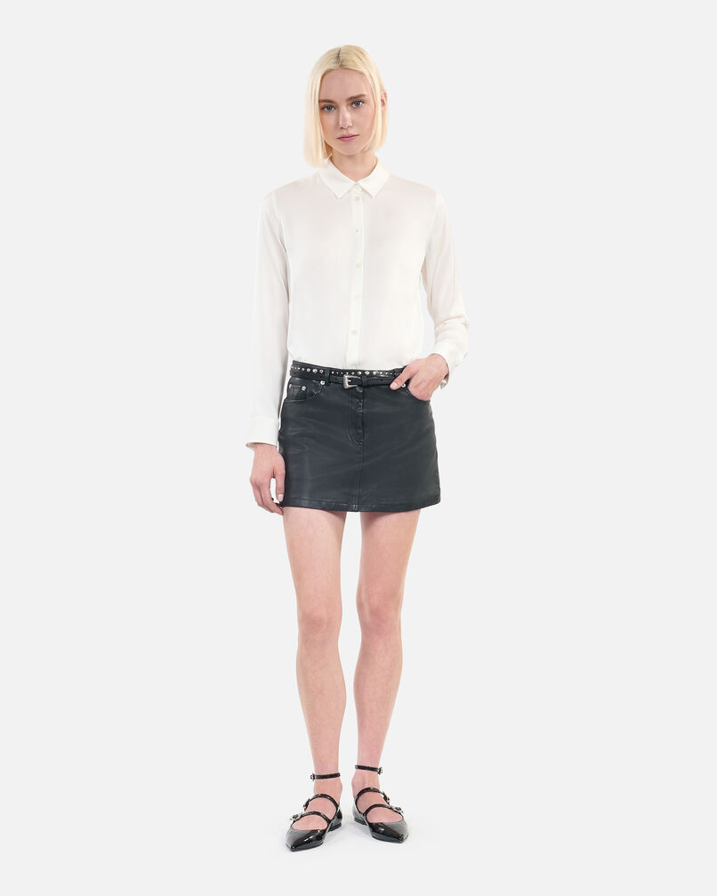 The Kooples F WHITE white silk shirt 