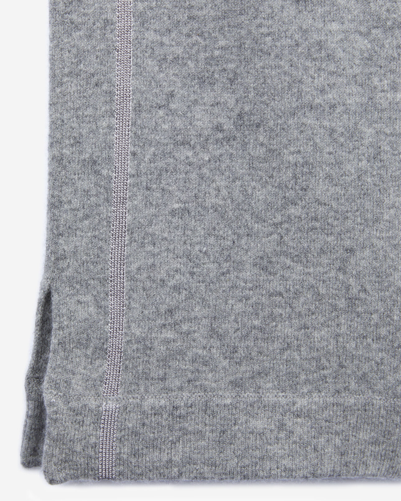 The Kooples WOMEN MIDDLE GREY MEL grey wool and cashmere trousers