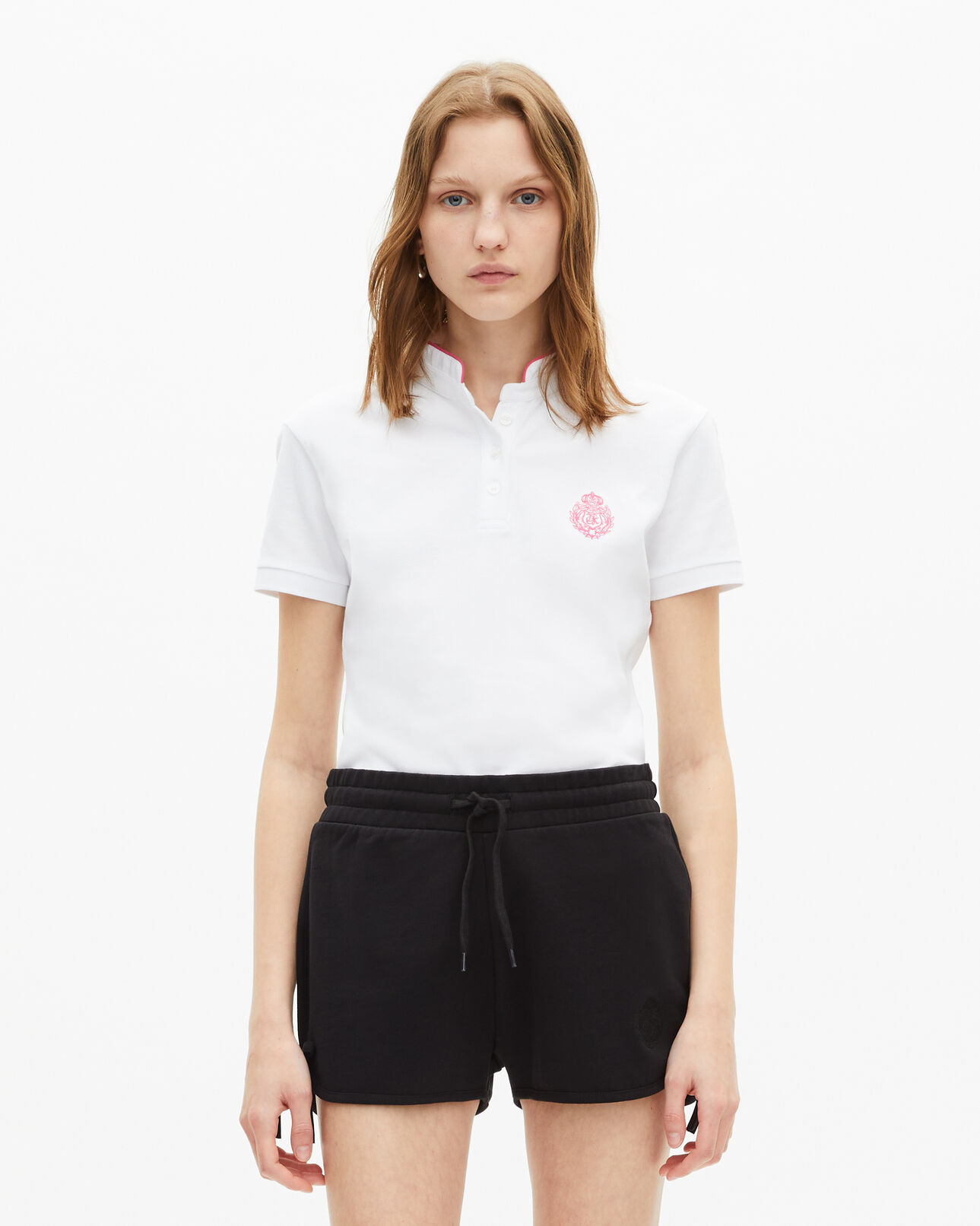 The Kooples FEMME ANTHRACITE short jogging noir
