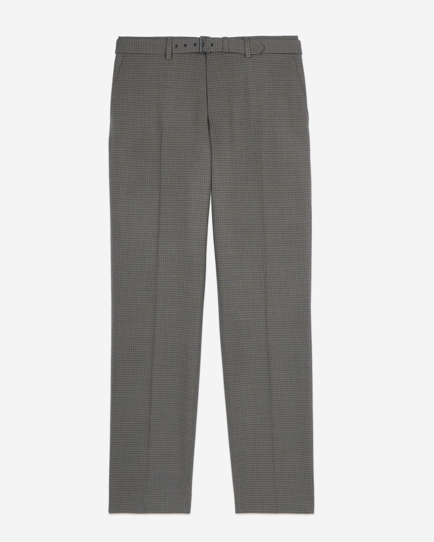 Brown wool suit trousers, BROWN, hi-res image number null