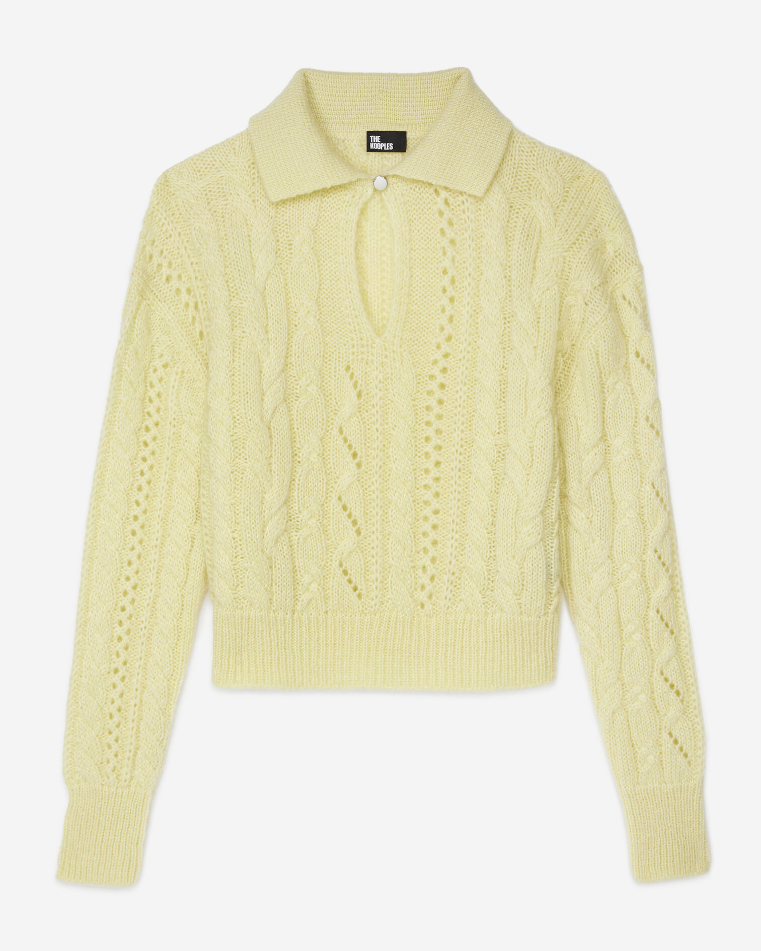 Jersey amarillo mezcla lana, YELLOW, hi-res image number null